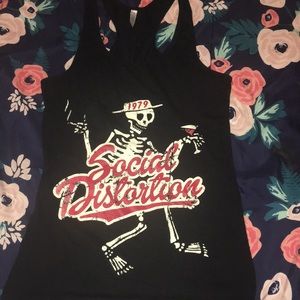 Social Distortion razor back Tank top